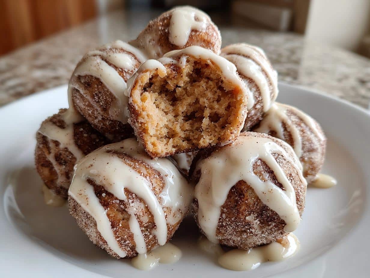 Amazing Cinnamon Roll Protein Bites: 1 Taste Sensation