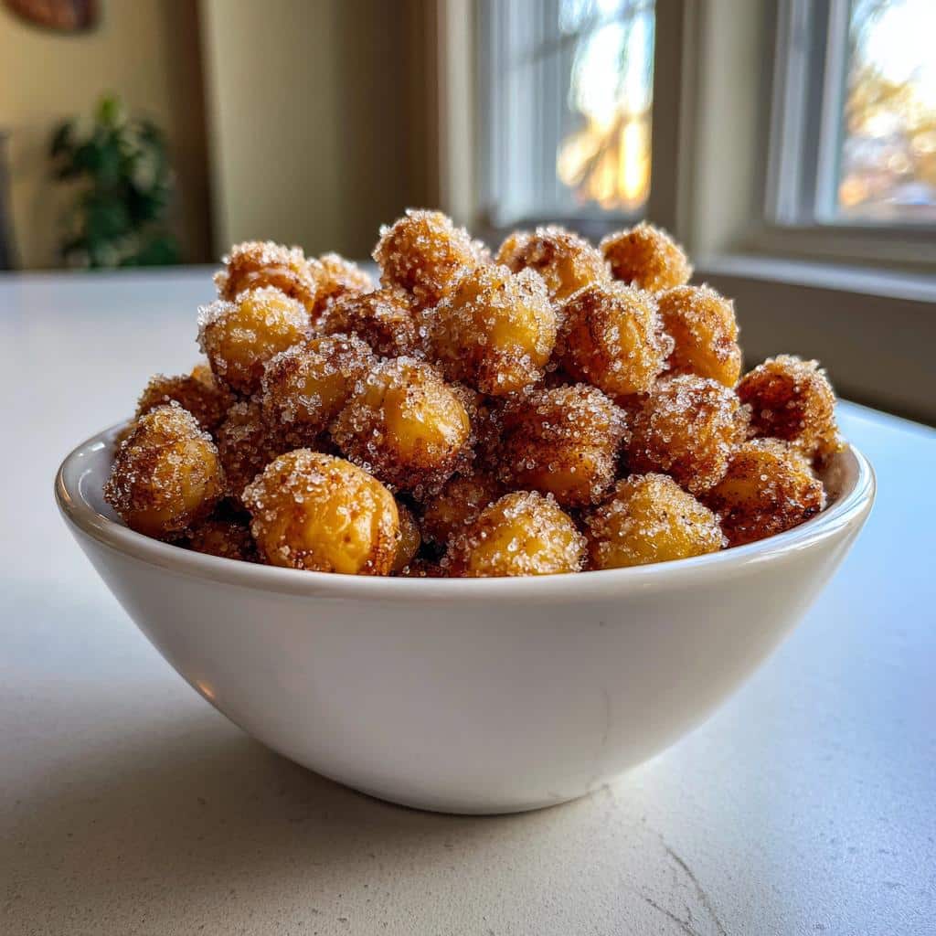 Cinnamon Sugar Chickpeas - detail 1