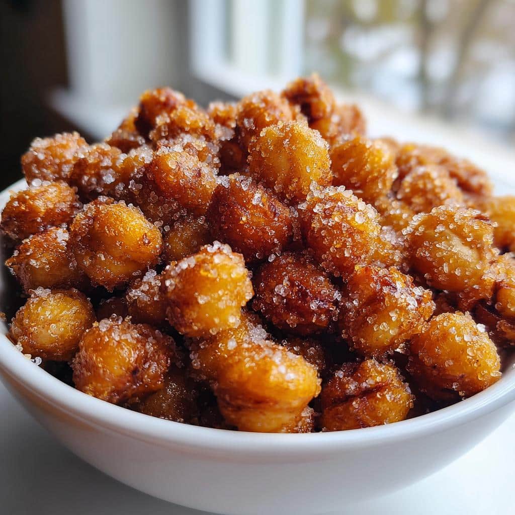 Cinnamon Sugar Chickpeas - detail 2