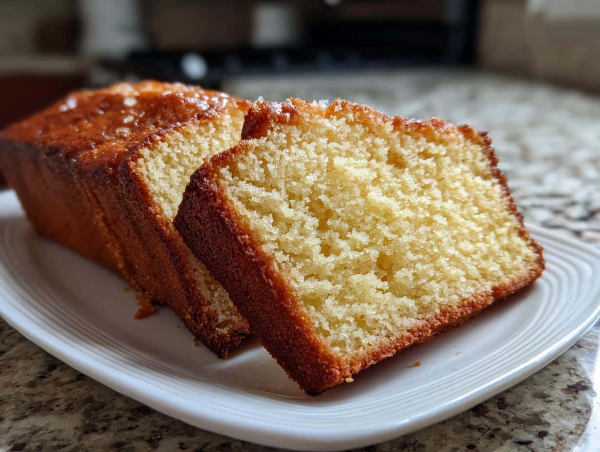 Amazing Classic Vanilla Pound Cake: 1 Hour Bake