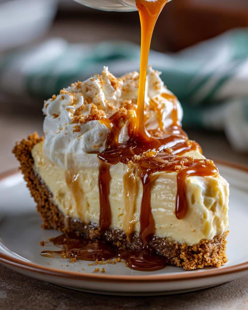 Creamiest Butterscotch Heaven Pie - detail 2