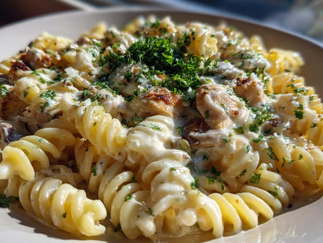 Amazing Creamiest Cheesy Chicken Pasta