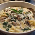 Creamy Alfredo Lasagna Soup