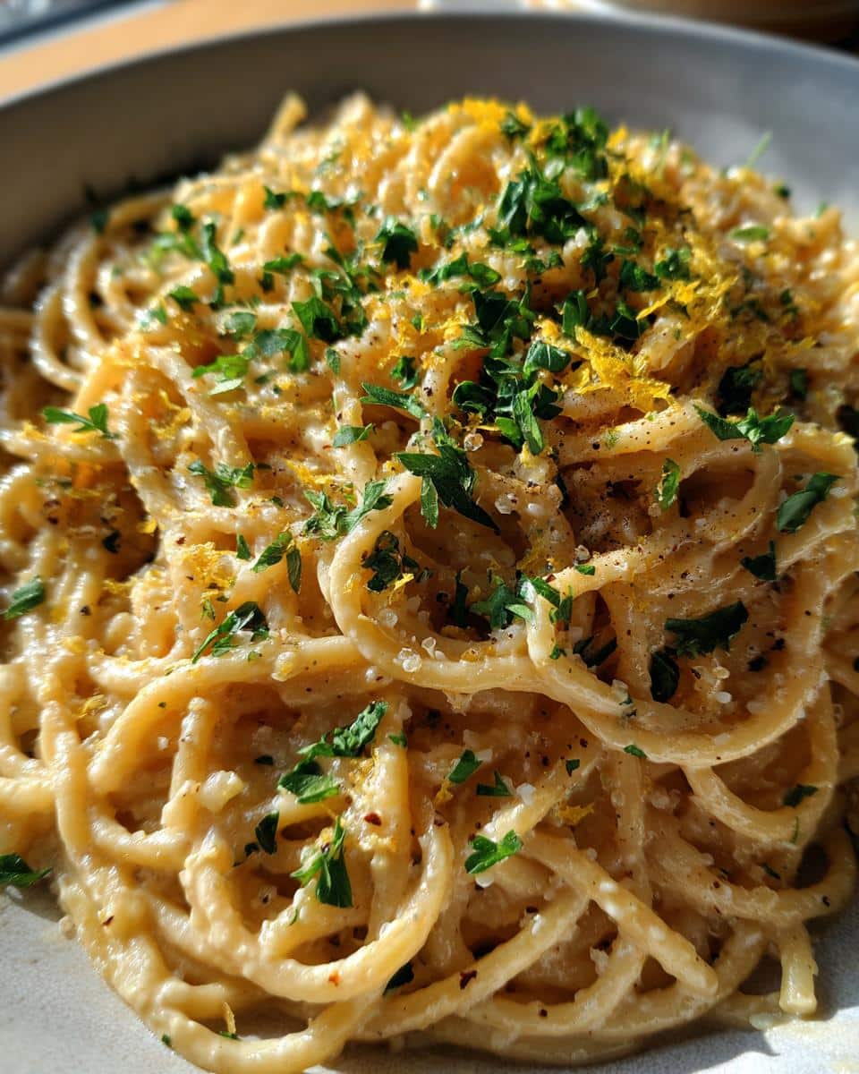 Creamy Lemon Pasta - detail 1
