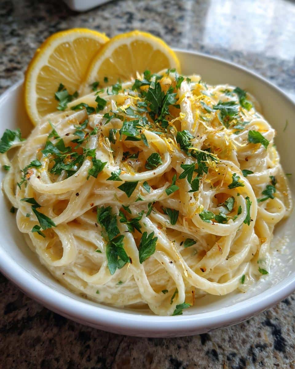 Creamy Lemon Pasta - detail 2