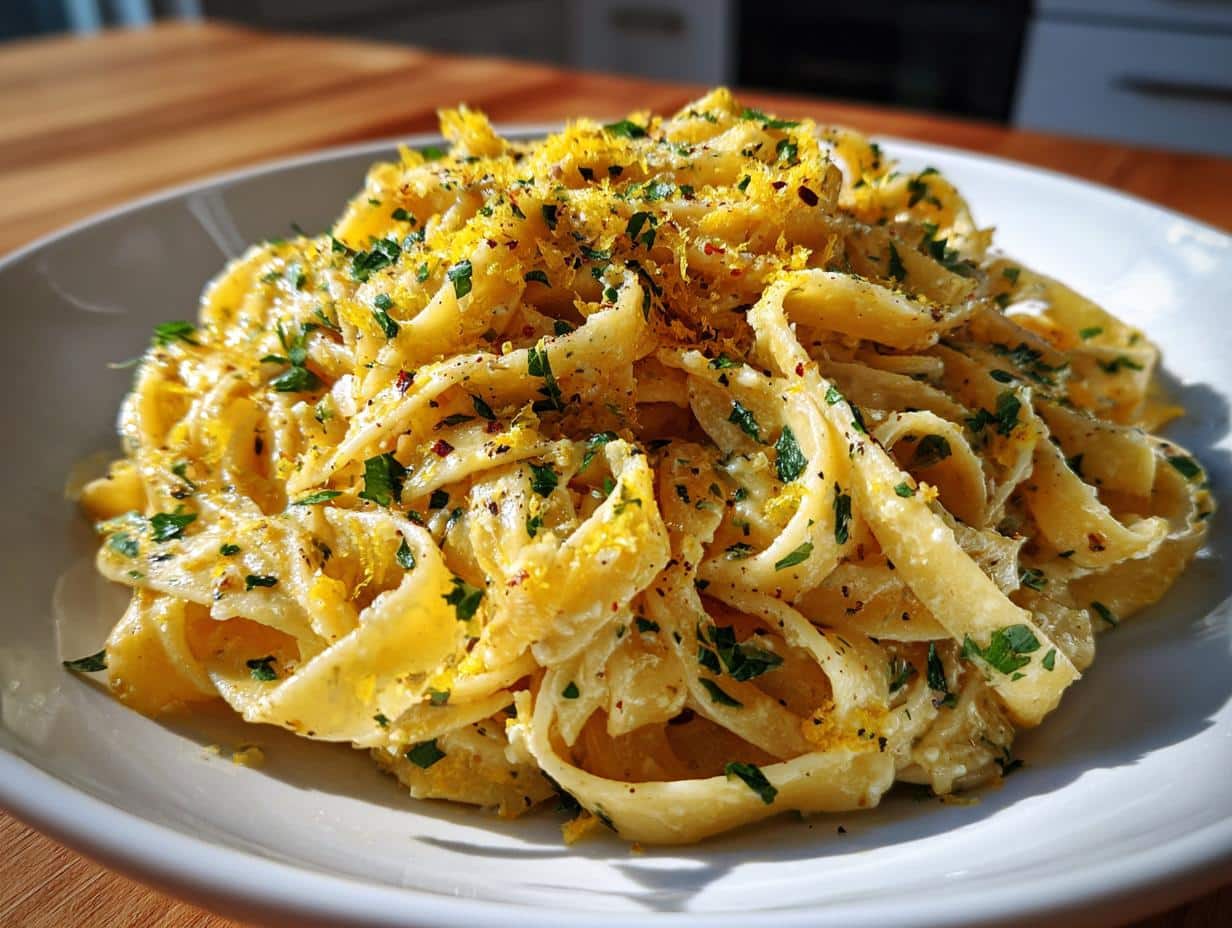 Fast Creamy Lemon Pasta: 100% Delicious