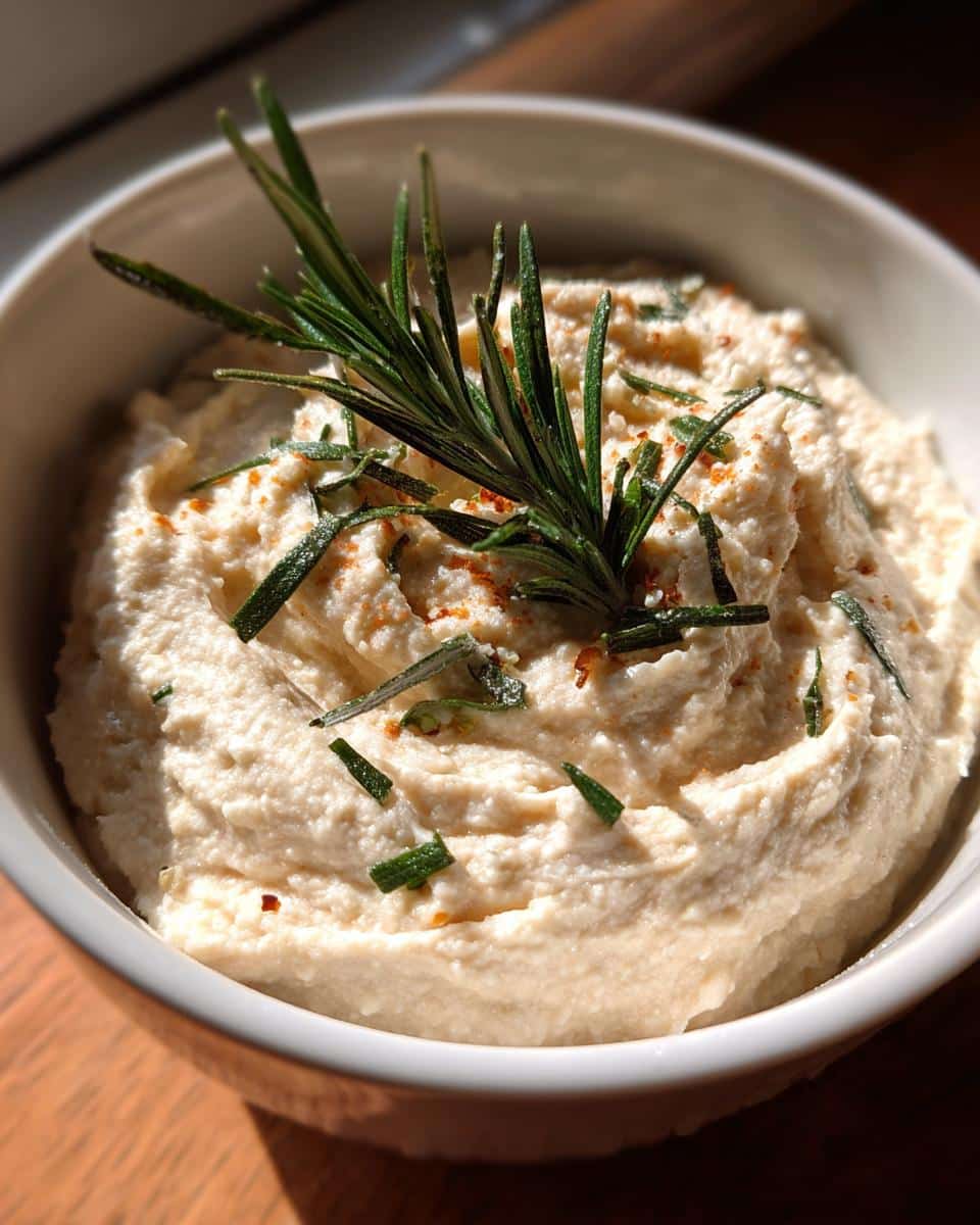 Creamy White Bean and Rosemary Dip - detail 1