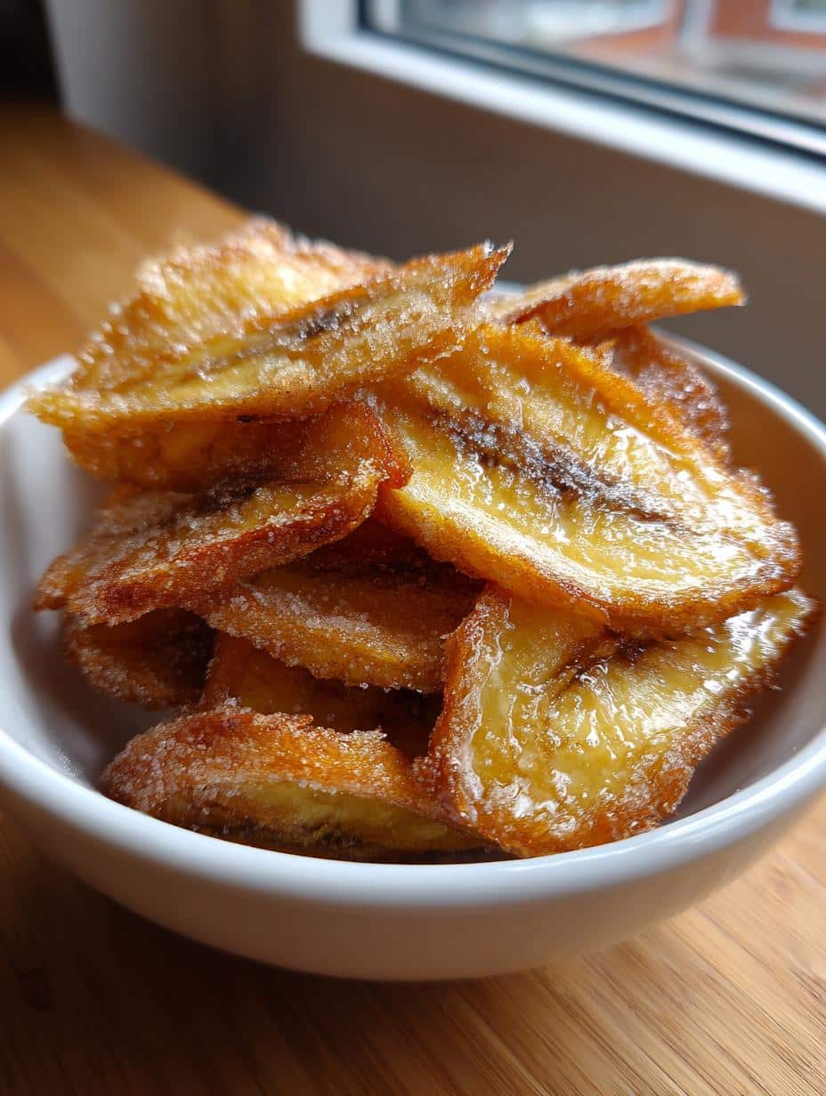 Crispy Air Fryer Banana Chips - detail 1