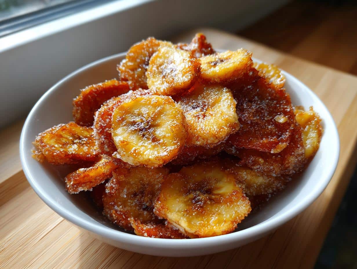 Amazing Crispy Air Fryer Banana Chips