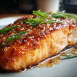 Crispy Honey Garlic Glazed Salmon Recipe