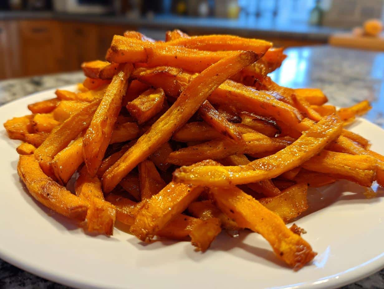 Perfect Crispy Oven Baked Sweet Potato Fries