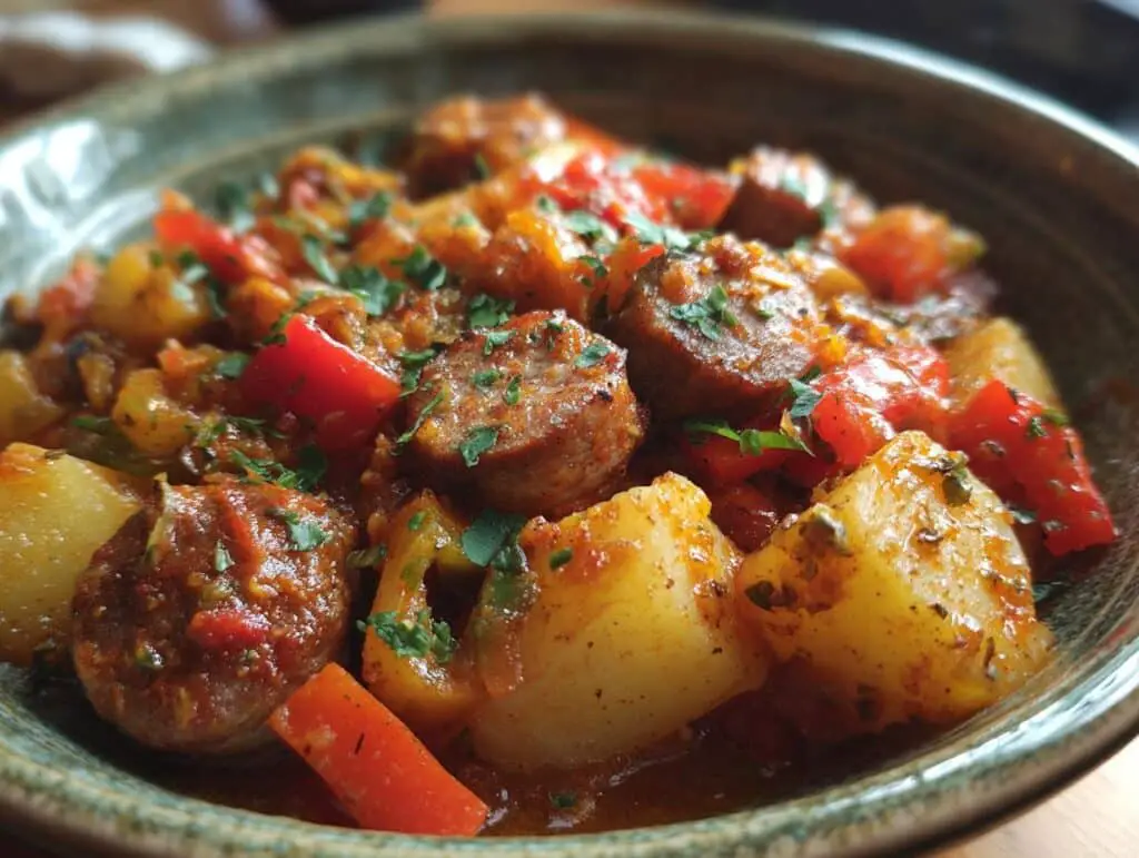 Crockpot Sausage Casserole