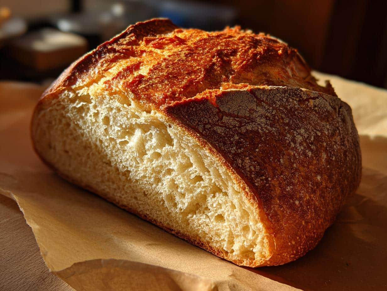 Crusty Italian Bread: 1 Glorious Loaf