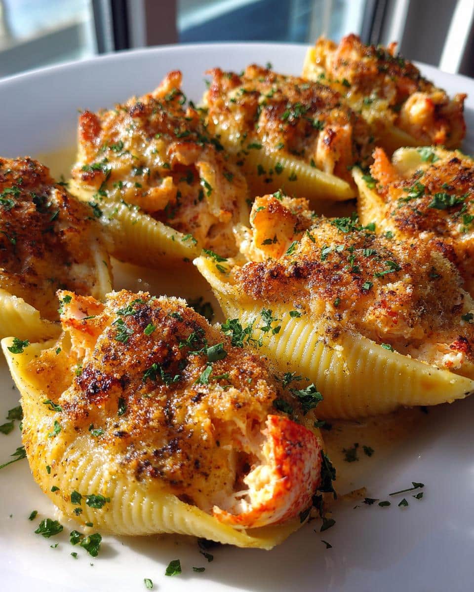 Decadent Lobster Stuffed Shells - detail 1
