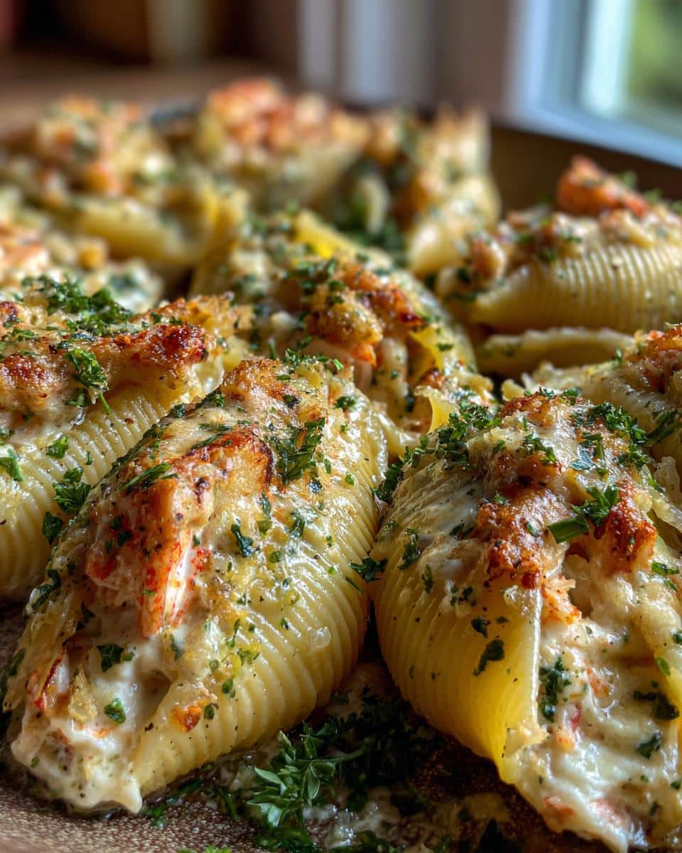 Decadent Lobster Stuffed Shells - detail 2