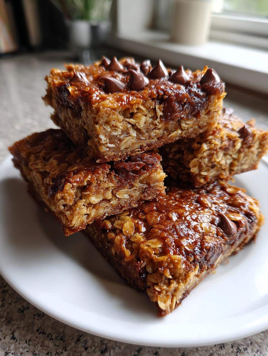 Delicious Banana Oatmeal Bars - detail 1