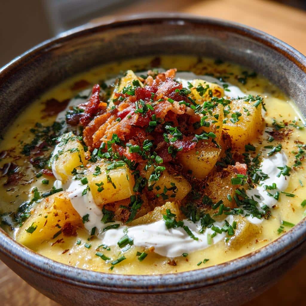 Easy Baked Potato Soup - detail 2
