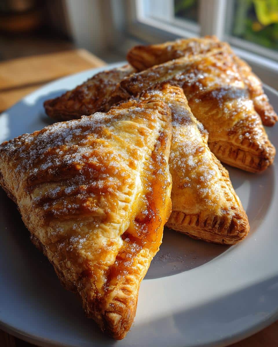 Easy Peach Turnovers - detail 1
