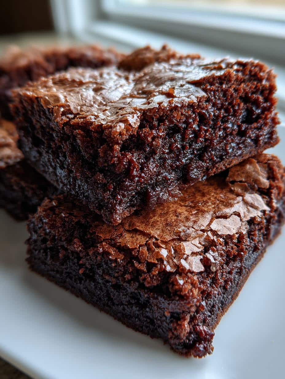 Fudgy Homemade Brownies - detail 1