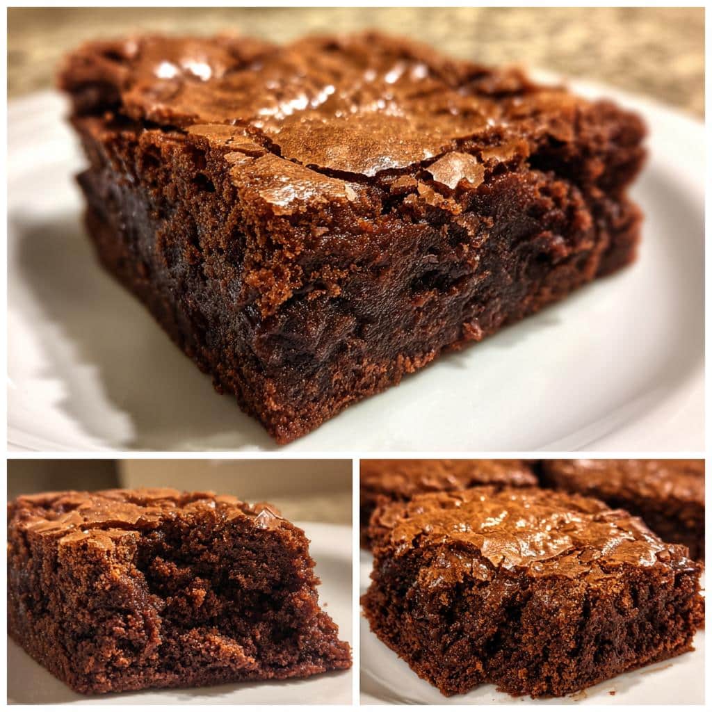 Fudgy Homemade Brownies - detail 2