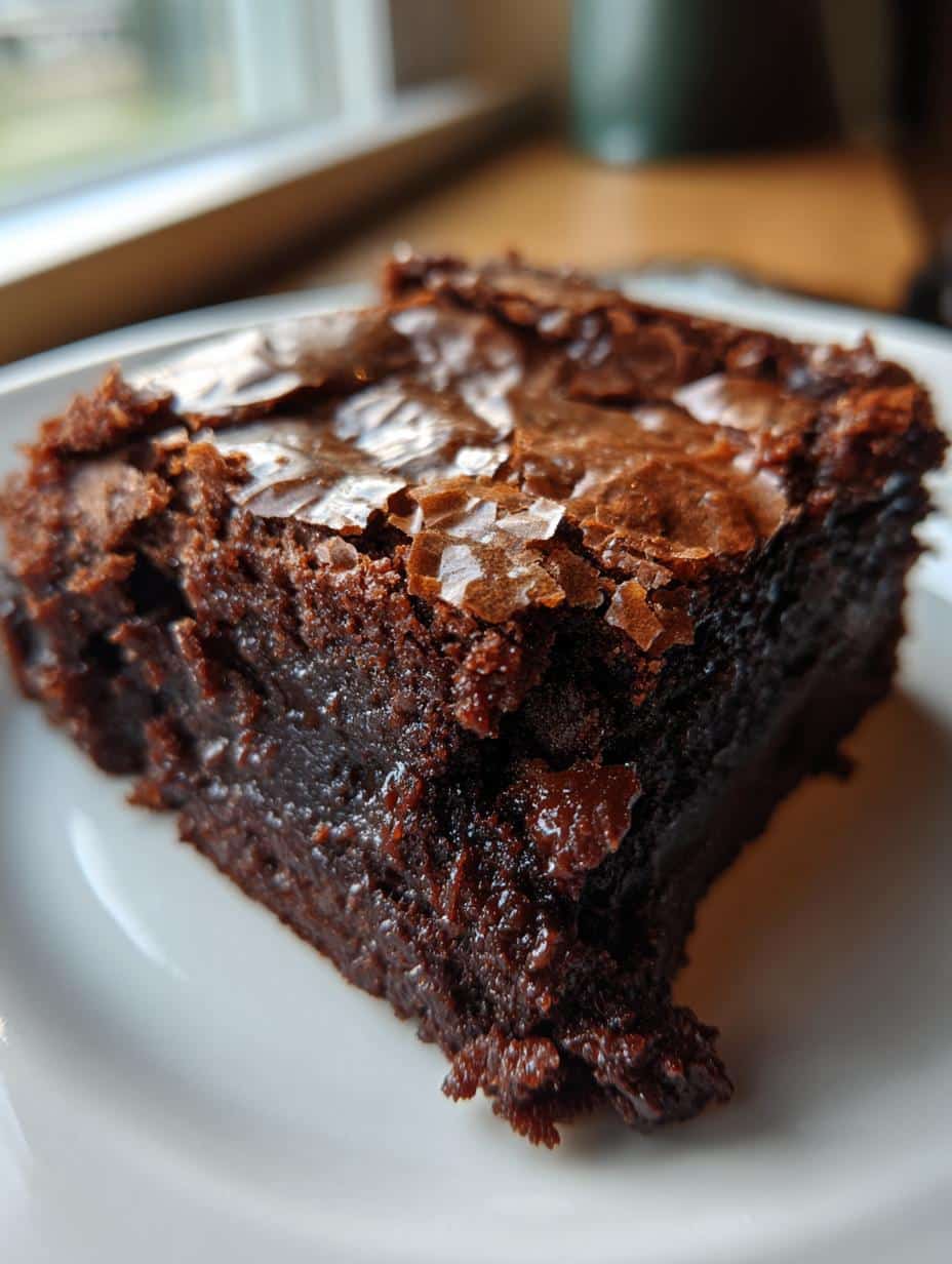 Fudgy Homemade Brownies - detail 3