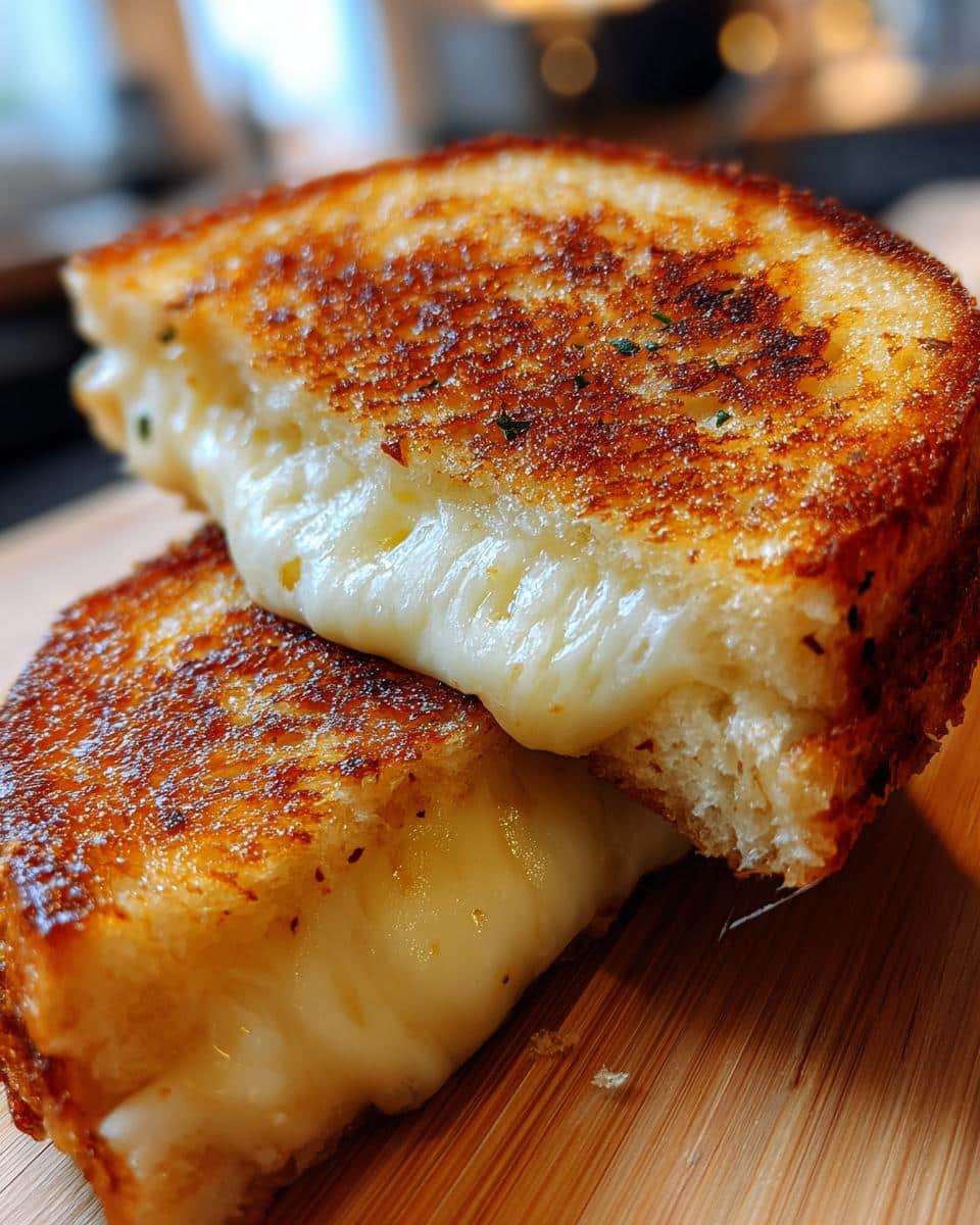 Amazing Garlic Bread Grilled Cheese in 15 Mins 4 Garlic Bread Grilled Cheese - detail 1