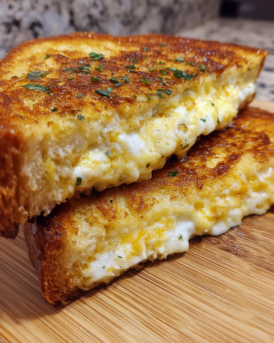 Amazing Garlic Bread Grilled Cheese in 15 Mins 5 Garlic Bread Grilled Cheese - detail 2