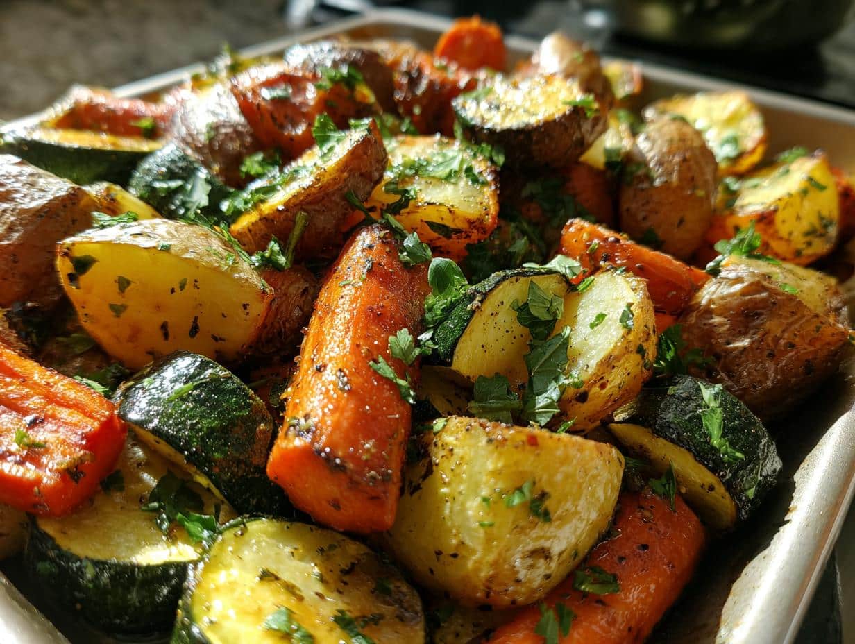 Amazing Garlic Herb Roasted Potatoes 30 Min