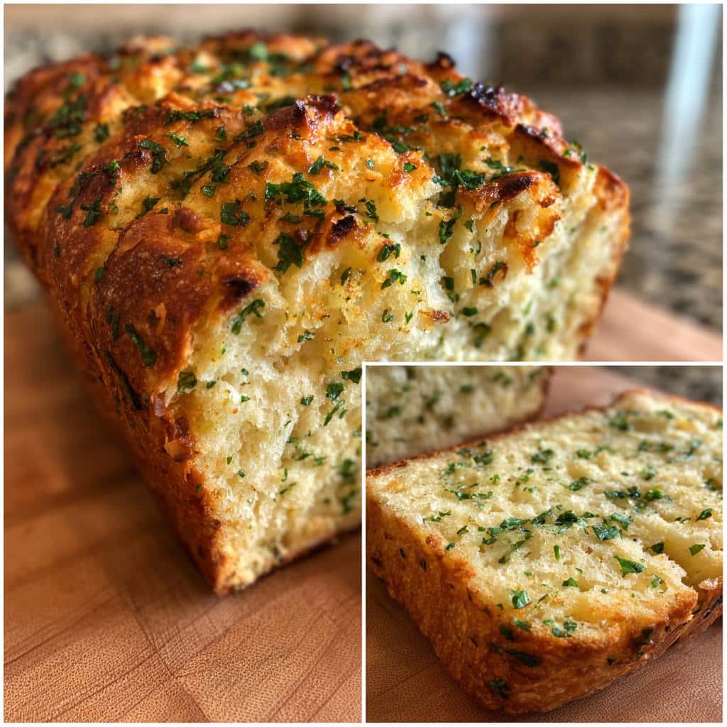 Garlic Parmesan Herb Bread - detail 2