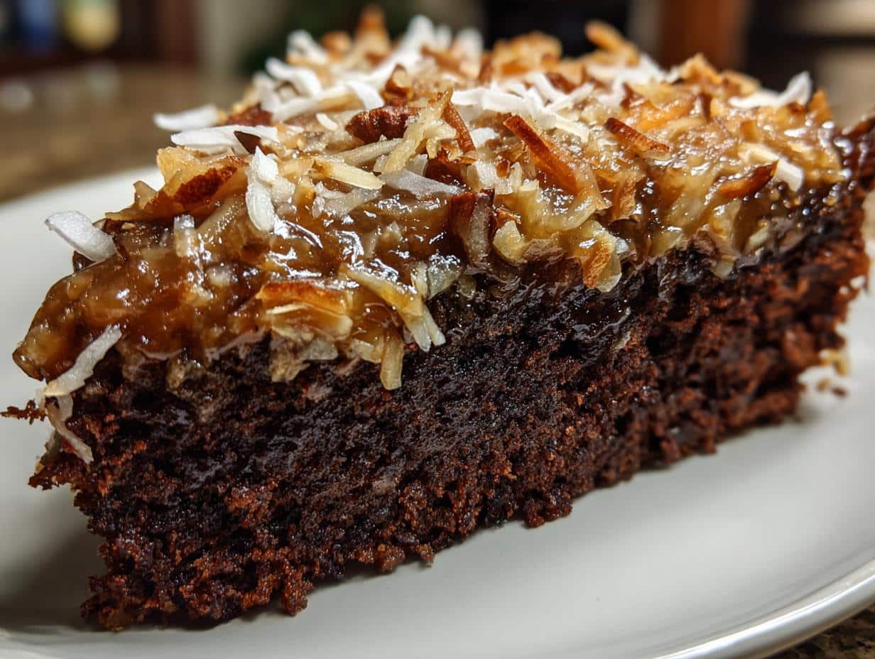 German Chocolate Pound Cake