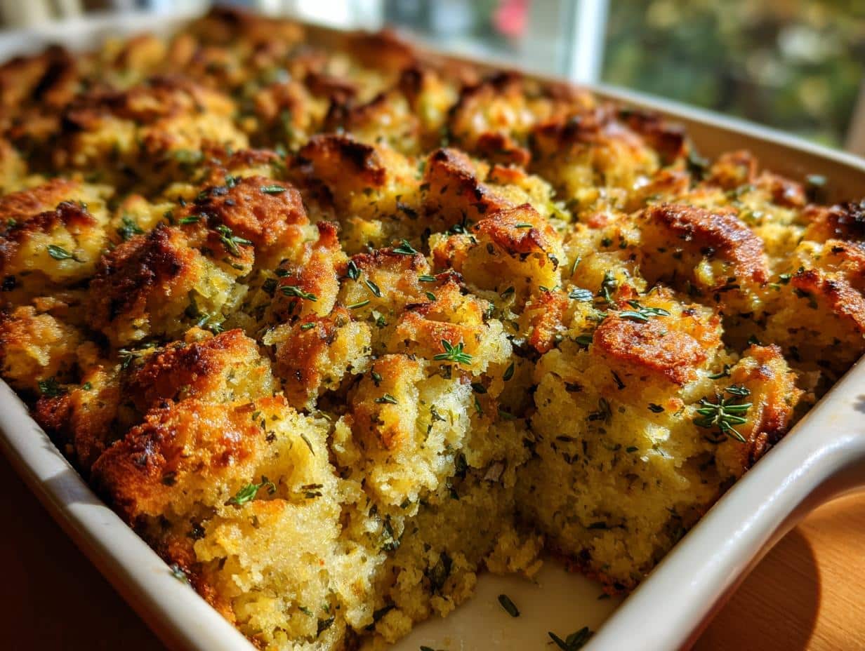 Amazing Grandma’s Thanksgiving Stuffing (1pan)