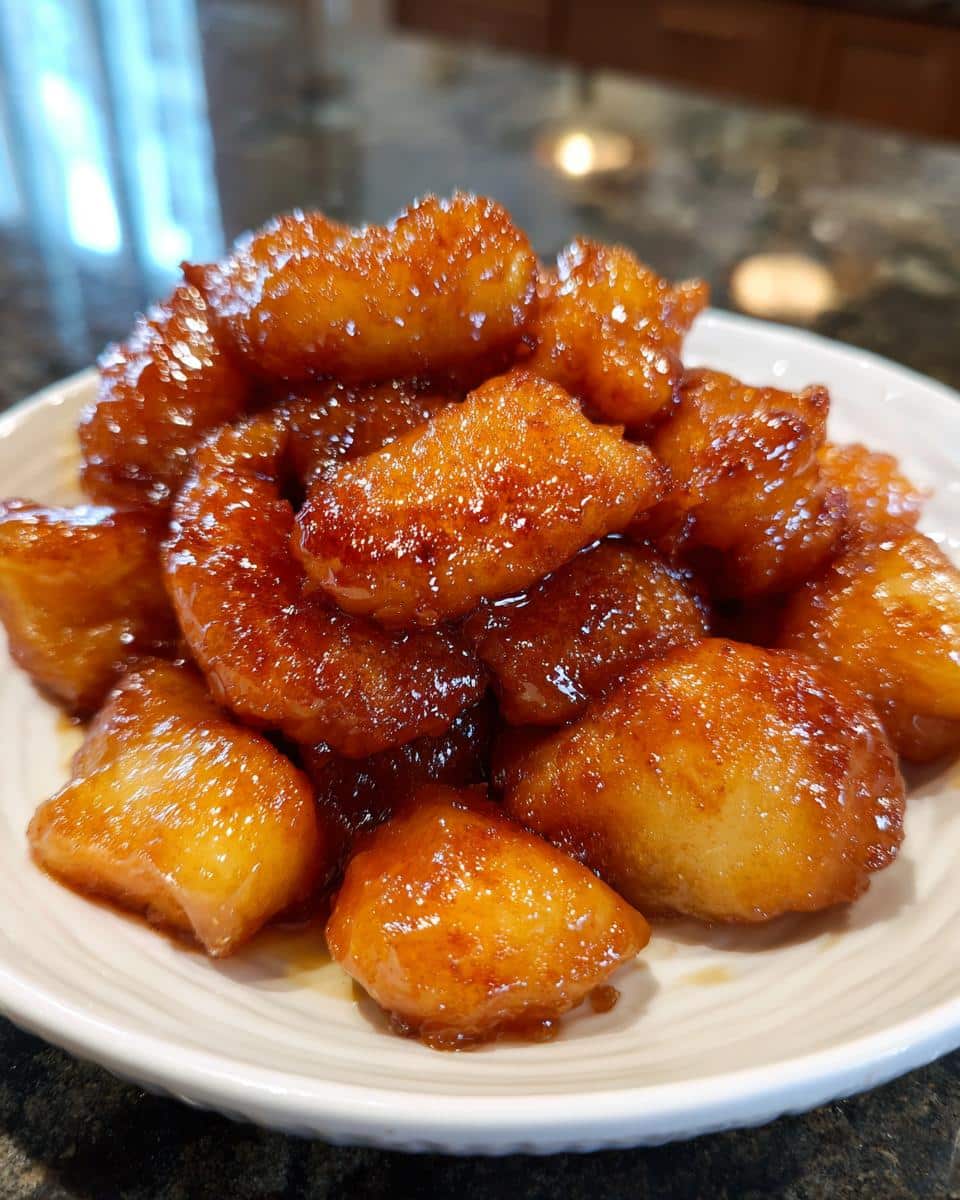 Heavenly Fried Apples - detail 1