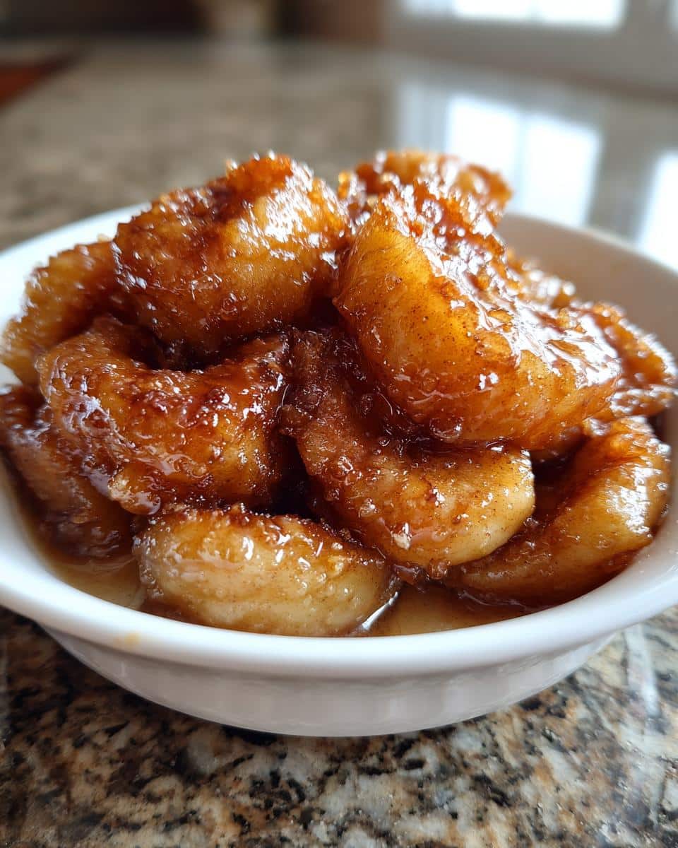 Heavenly Fried Apples - detail 2