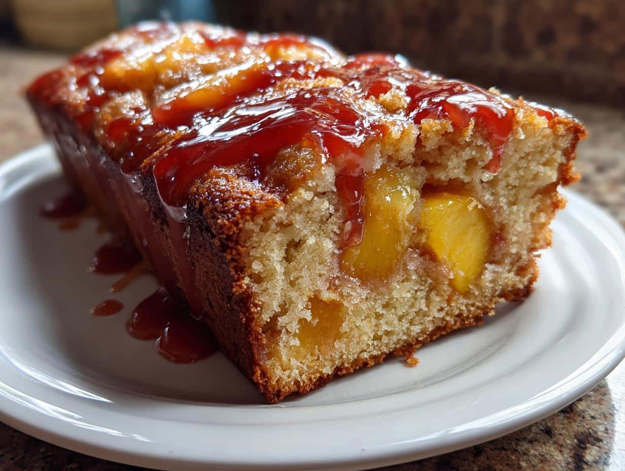 Heavenly Peach Bread: 1 Glorious Slice