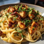 Honey Butter Chicken Alfredo Pasta