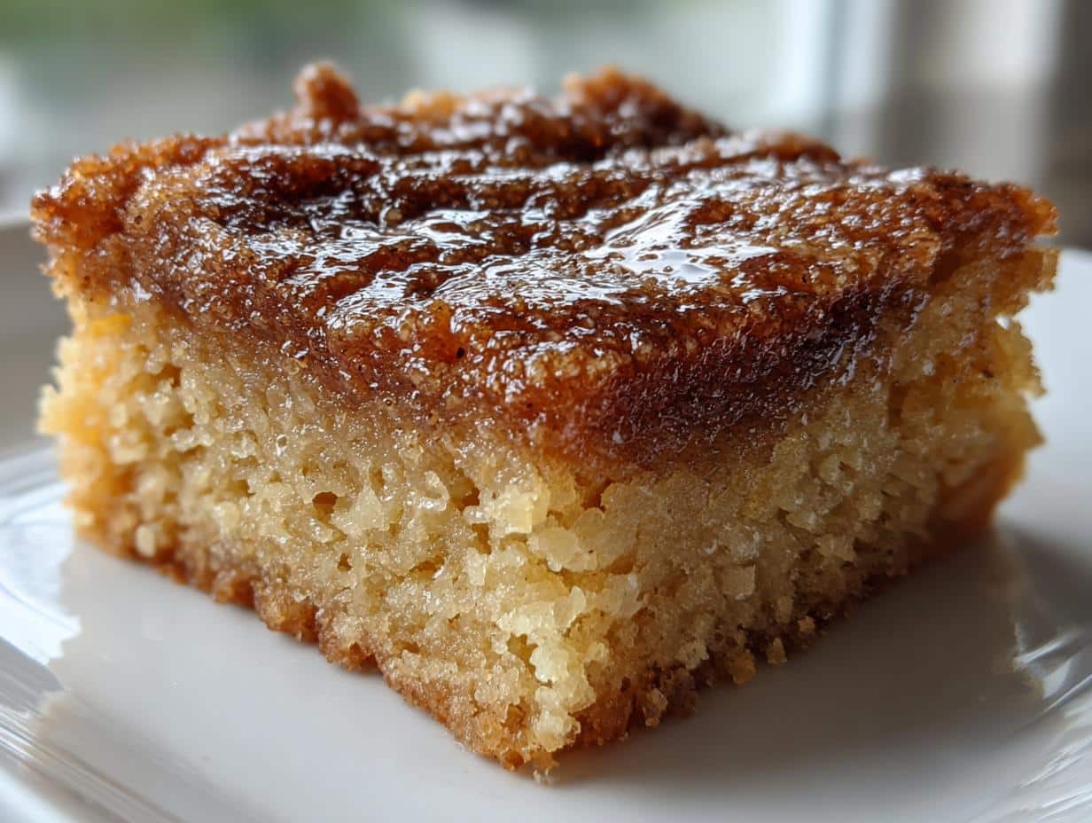 Amazing Honey Cinnamon Blondies: 15 Min Prep