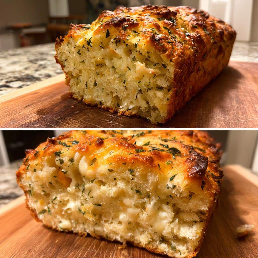 Italian Herb and Cheese Bread Recipe - detail 1