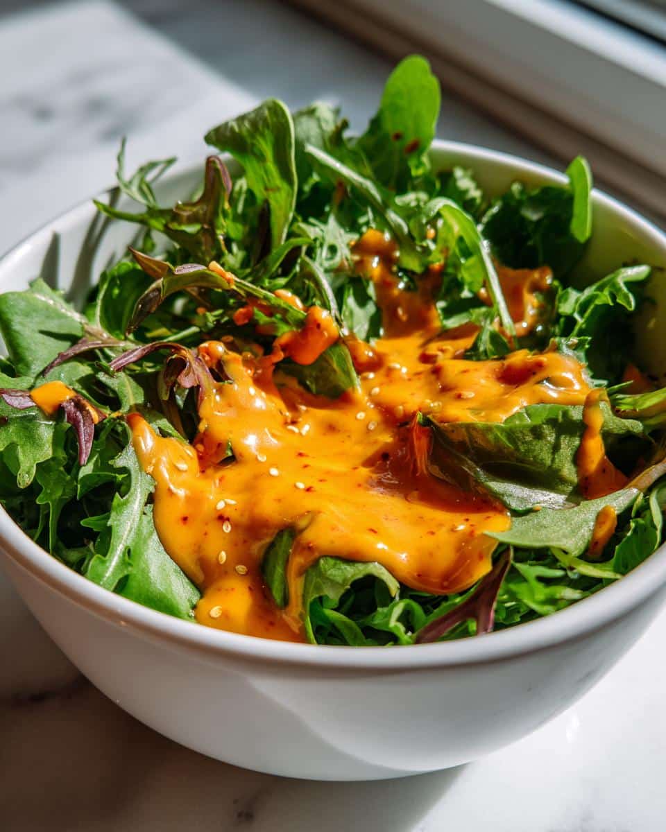 Japanese ginger salad dressing - detail 2