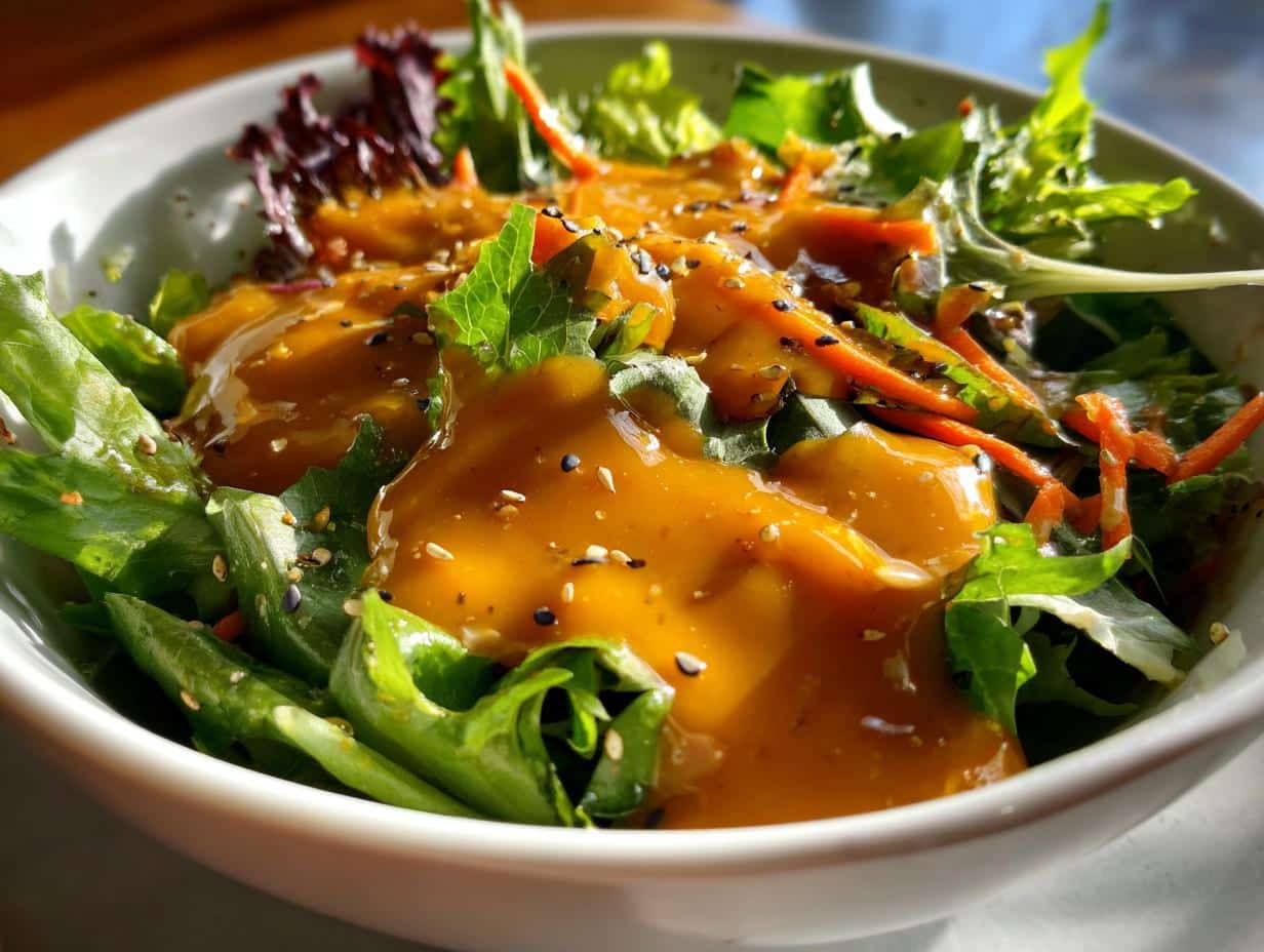 Amazing Japanese ginger salad dressing in 5 days