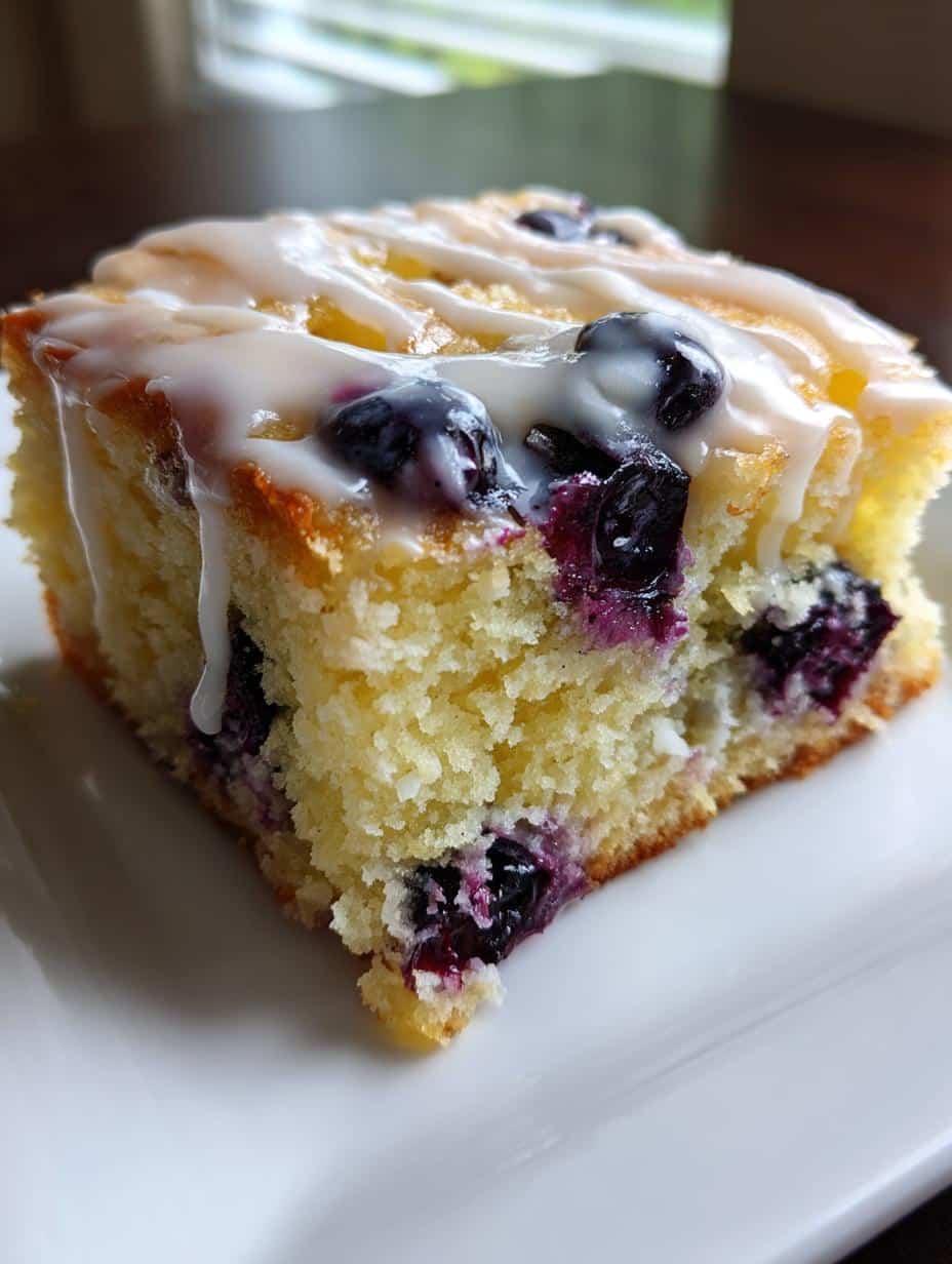 Lemon Blueberry Sheet Cake - detail 1