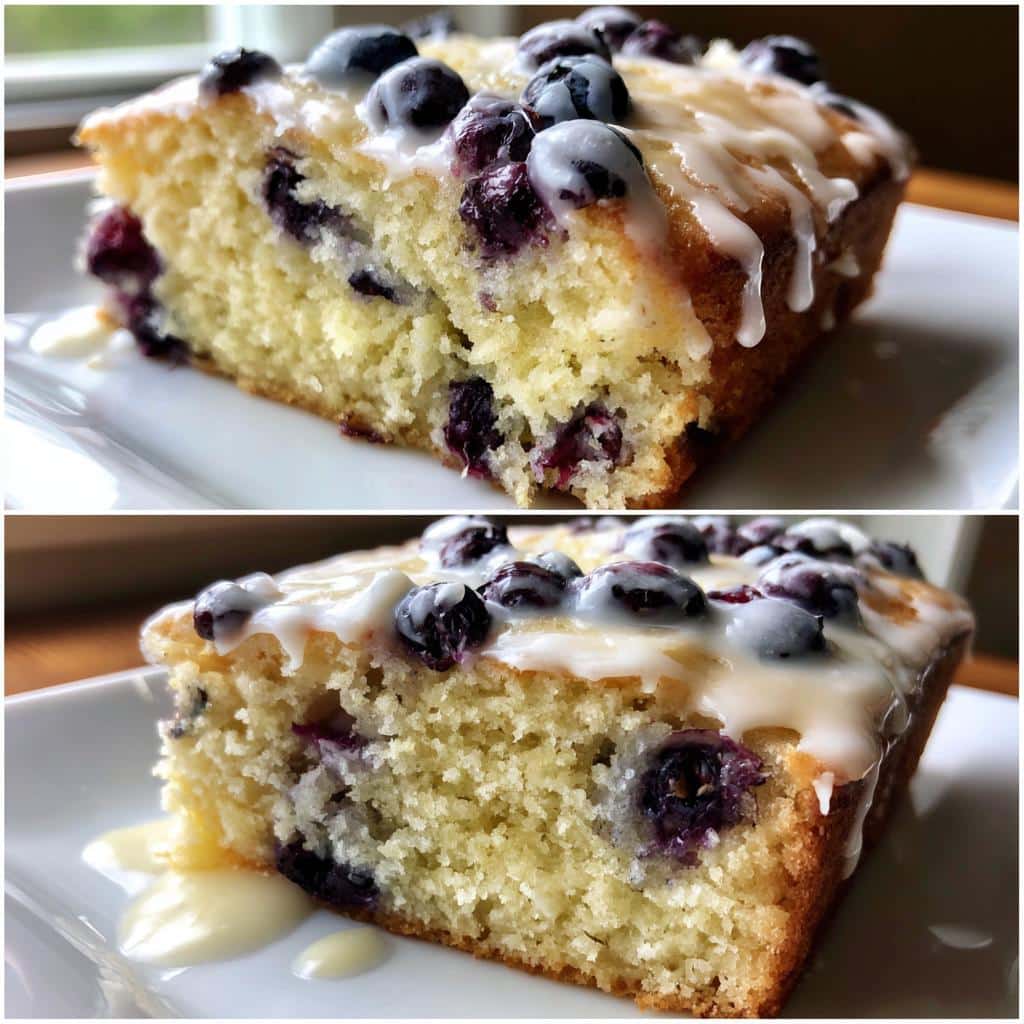 Lemon Blueberry Sheet Cake - detail 3