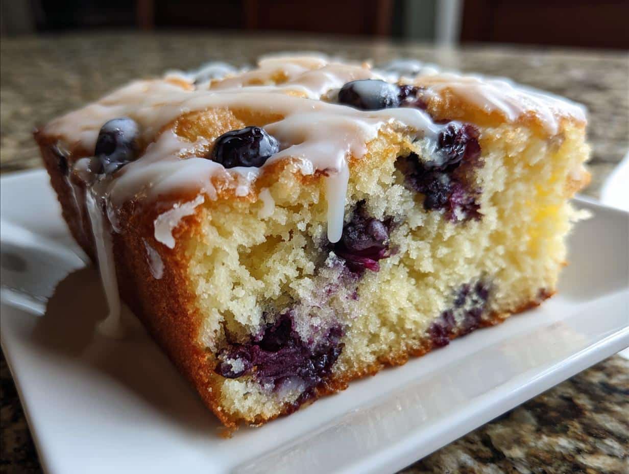 Amazing Lemon Blueberry Sheet Cake: 20 Min Prep