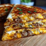 Melty Quesadilla Smash Burgers
