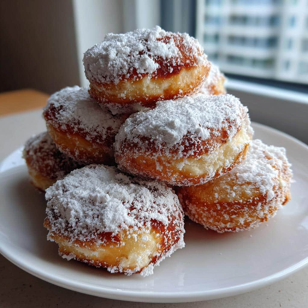 Mini Powdered Sugar Doughnuts - detail 1