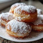 Mini Powdered Sugar Doughnuts