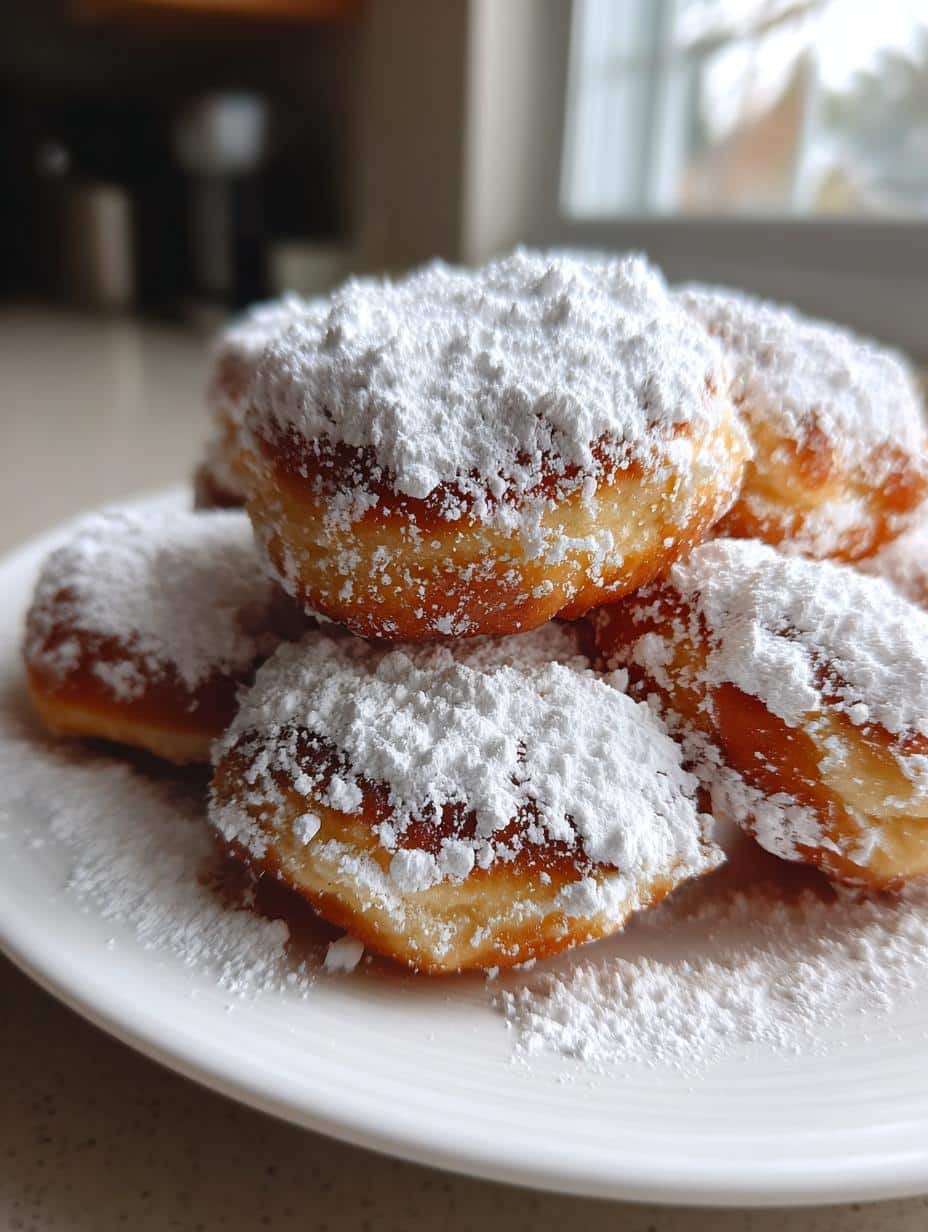 Mini Powdered Sugar Doughnuts - detail 2