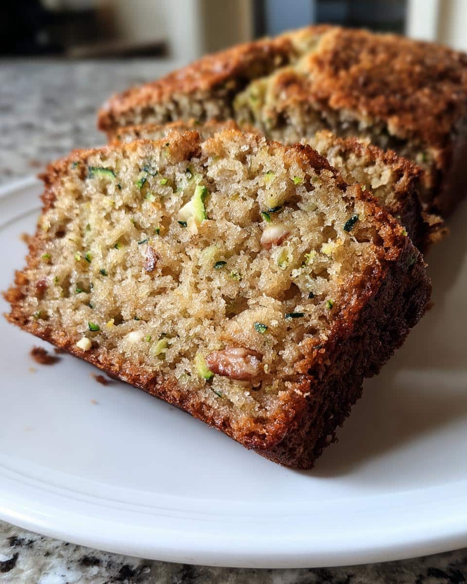 Moist Old Fashioned Zucchini Bread - detail 2