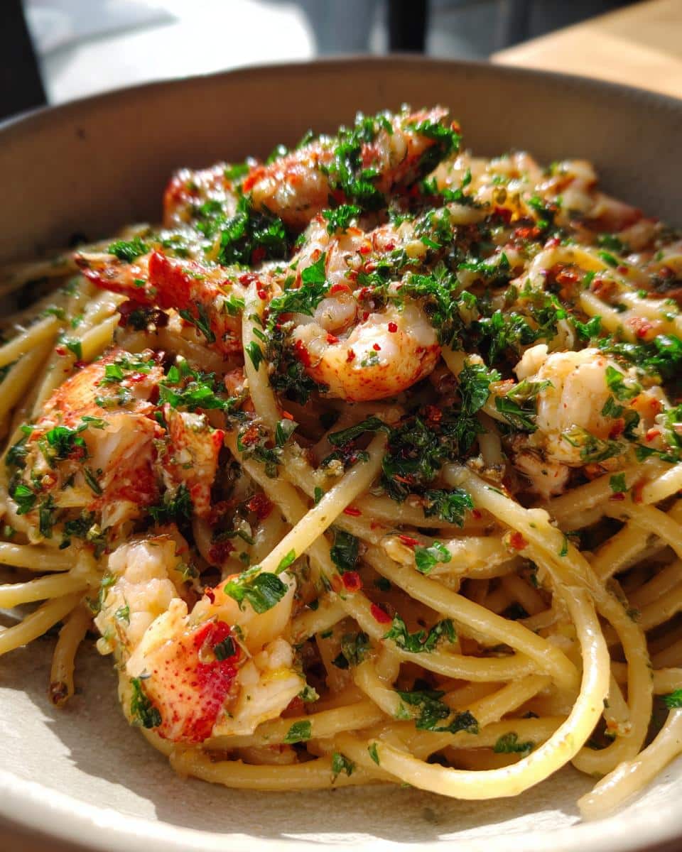 Most Luxurious Lobster Spaghetti - detail 2