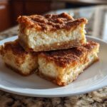 No Bake Keto Churro Cheesecake Bars