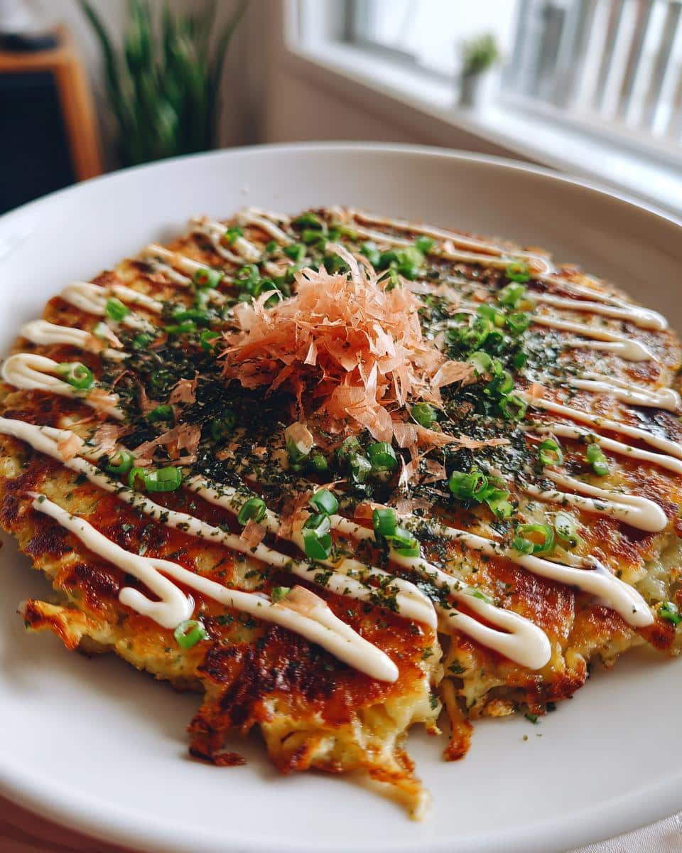 Amazing Okonomiyaki Japanese Savoury Pancakes with 3 Eggs 4 Okonomiyaki Japanese savoury pancakes - detail 1